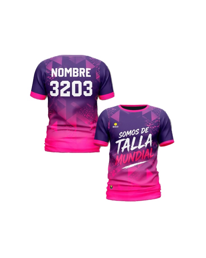 Camiseta sublimada BIG3 SPORT para grupos, Somos de talla mundial